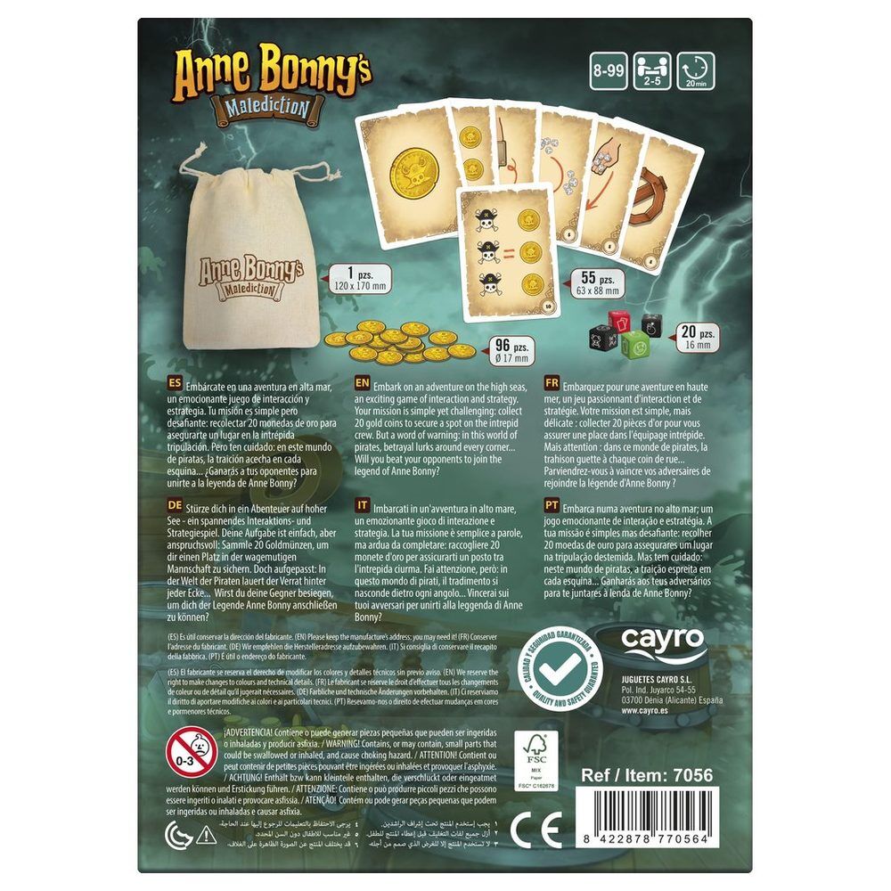Juego Anne Bonnys Malediction