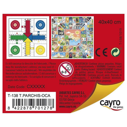 Tablero Parchis & Oca madera