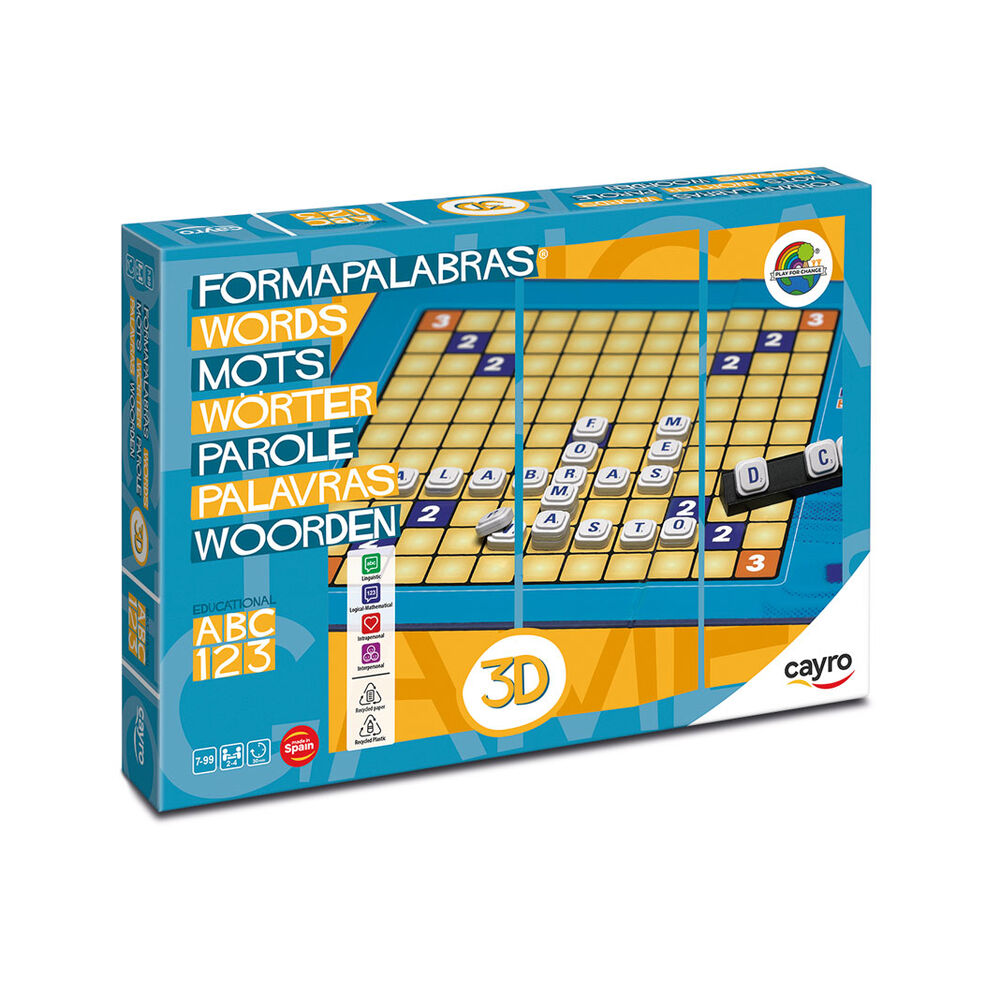 Juego de mesa Formapalabras 3D