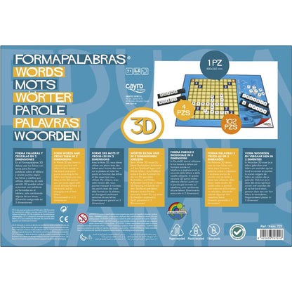 Juego de mesa Formapalabras 3D