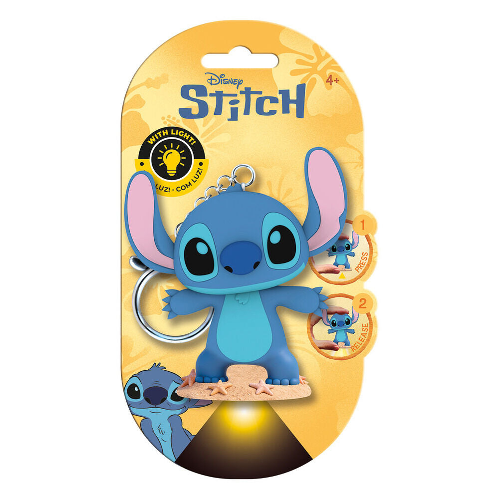 Llavero figura 3D con luz Stitch Disney Flashies