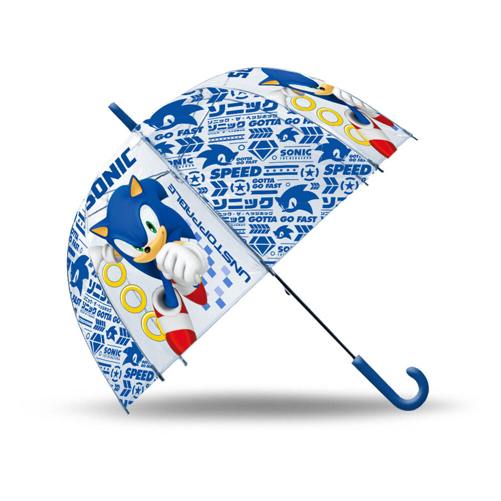 Paraguas transparente Sonic the Hedgehog 46cm
