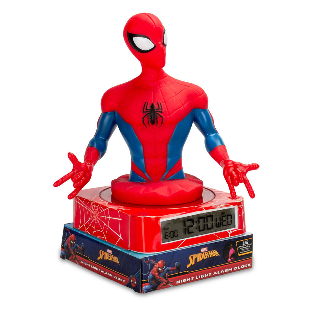 Lampara despertador 3D Spiderman Marvel