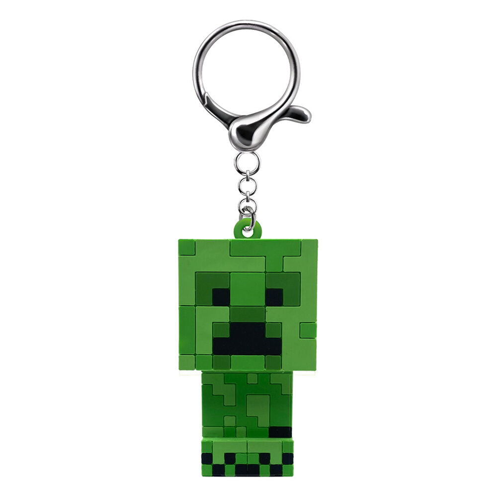 Llavero figura 3D con luz Minecraft Flashies