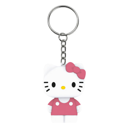 Llavero figura 3D con luz Hello Kitty Flashies