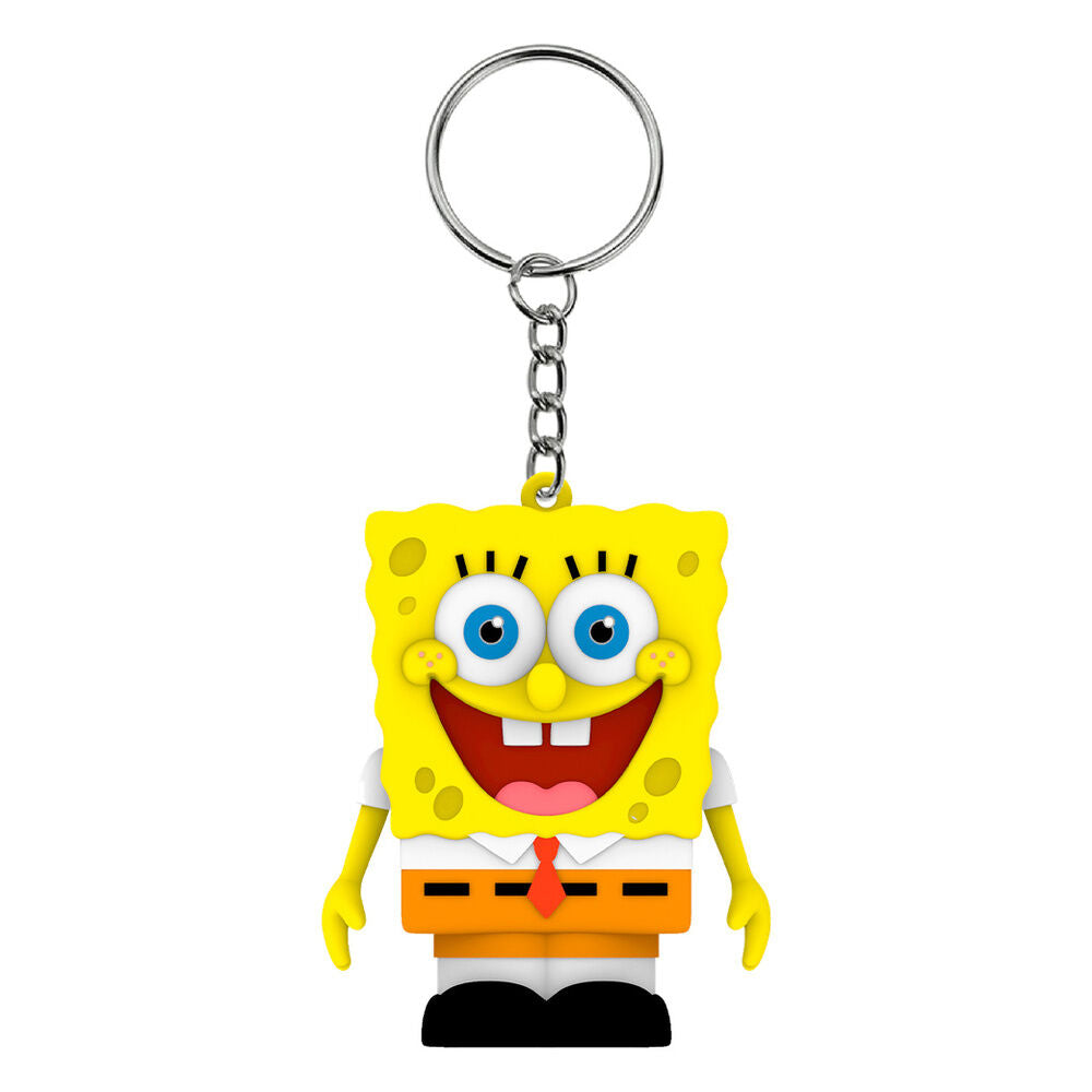 Llavero figura 3D con luz Bob Esponja Flashies