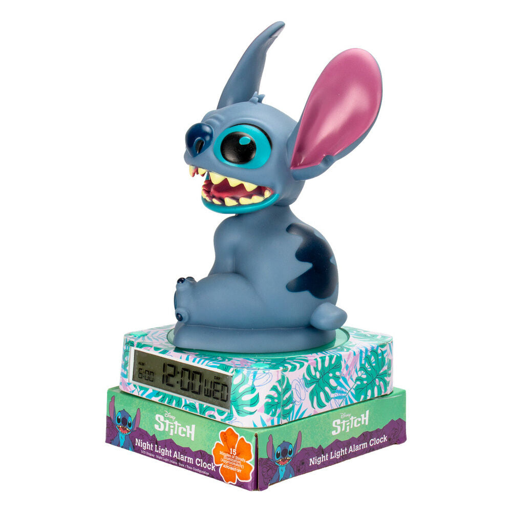 Lampara despertador 3D Stitch Disney