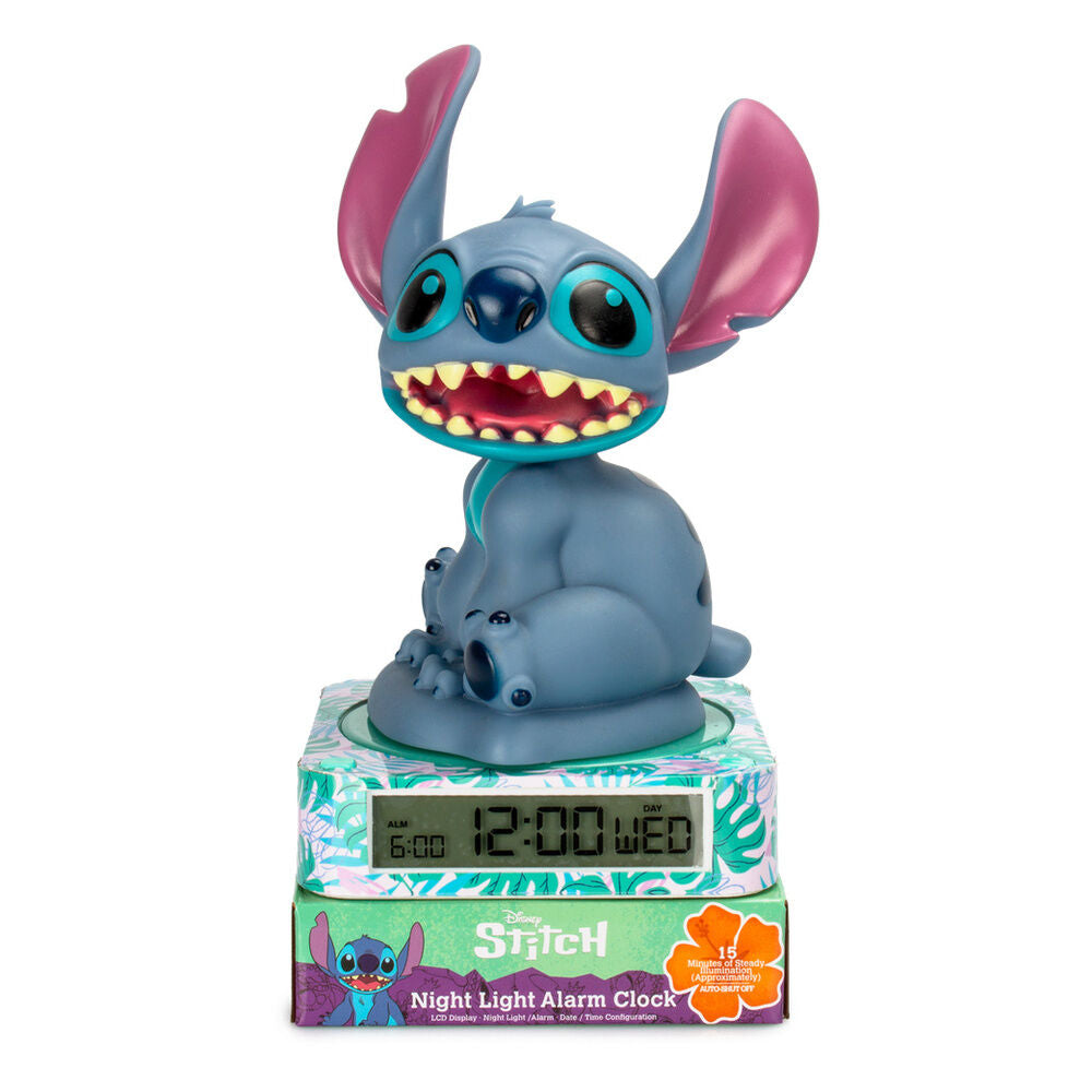 Lampara despertador 3D Stitch Disney