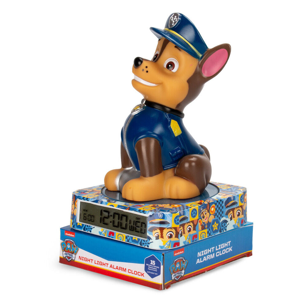 Lampara despertador 3D Chase Patrulla Canina Paw Patrol
