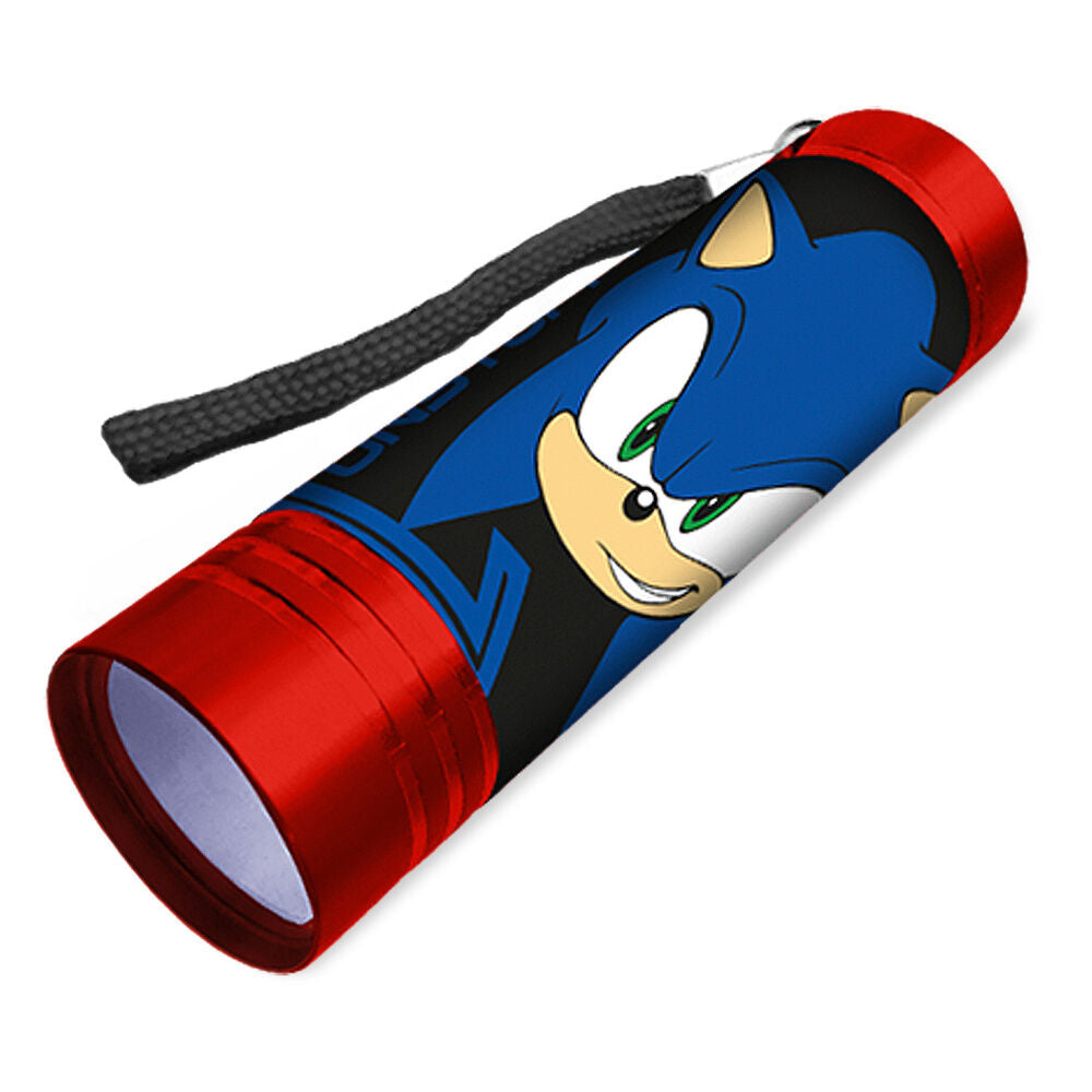 Linterna aluminio 9 leds Sonic the Hedgehog