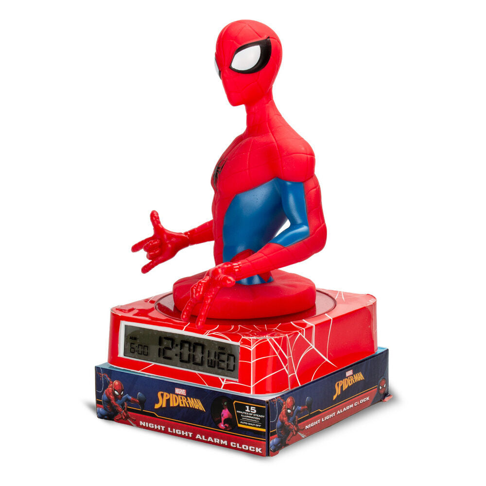 Lampara despertador 3D Spiderman Marvel