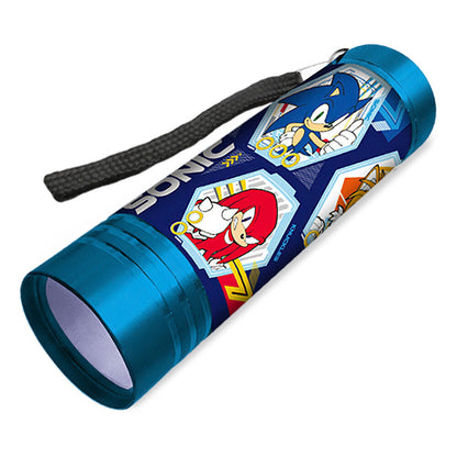 Linterna aluminio 9 leds Sonic the Hedgehog