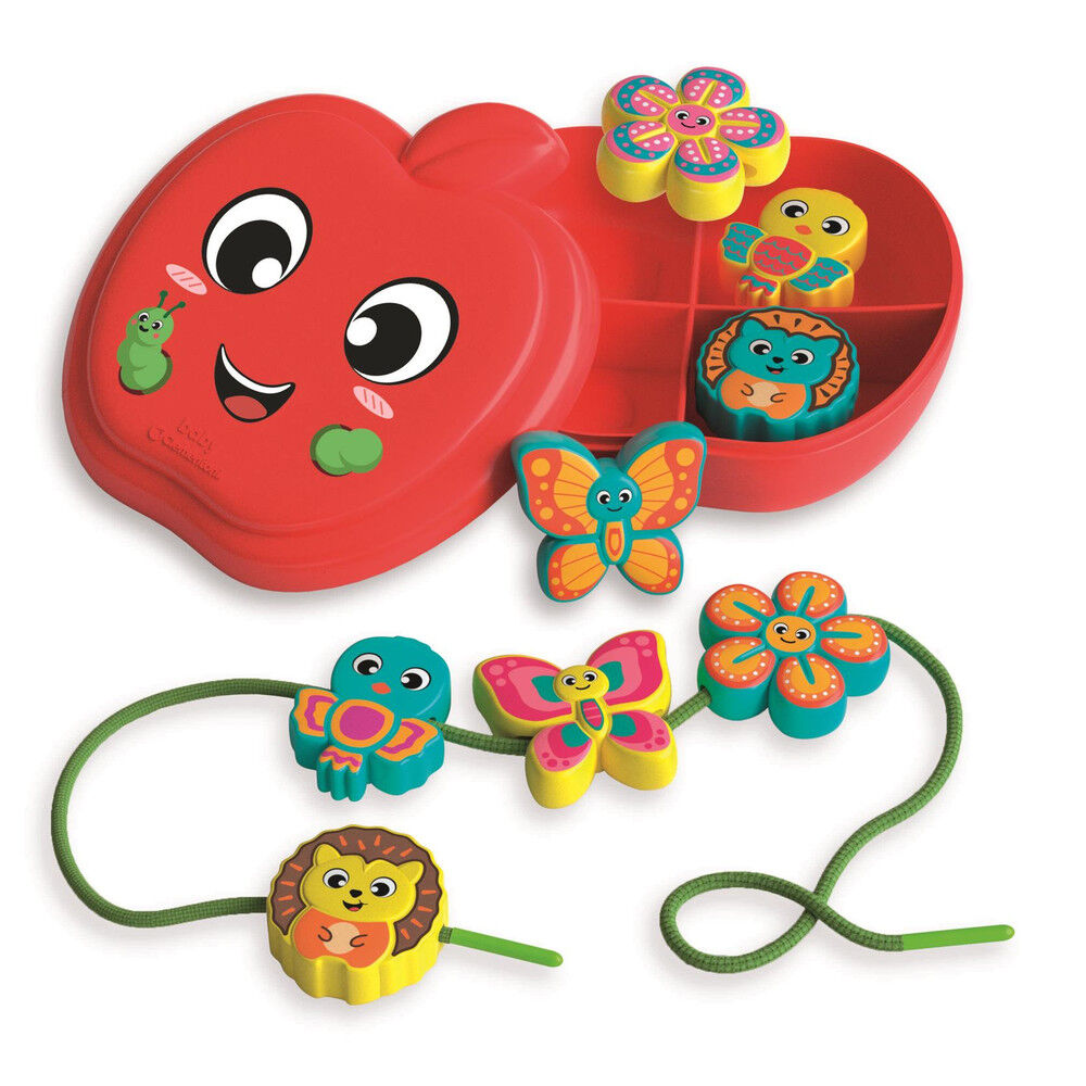 Juego manzana juego de lazos Montessori