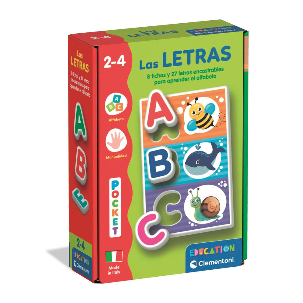 Juego pocket aprendo las letras