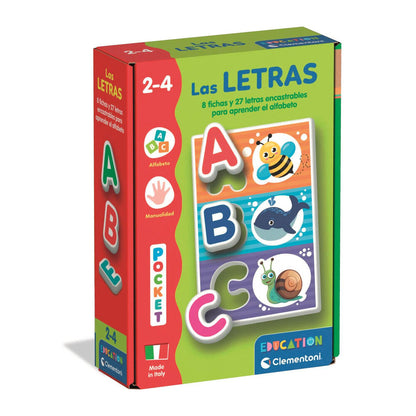 Juego pocket aprendo las letras