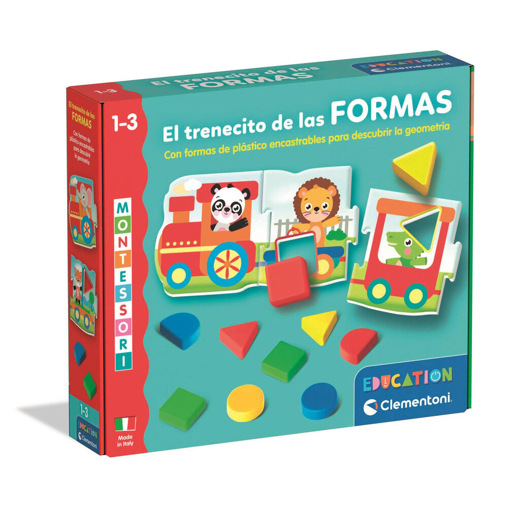 Juego El tren de las formas Montessori