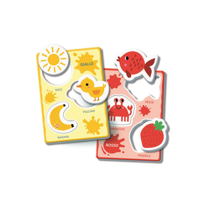 Juego Palabras y Colores Montessori