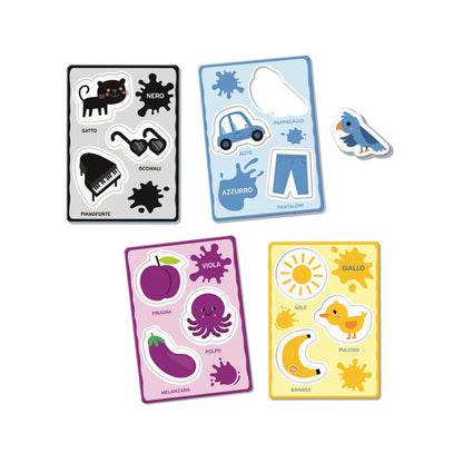 Juego Palabras y Colores Montessori