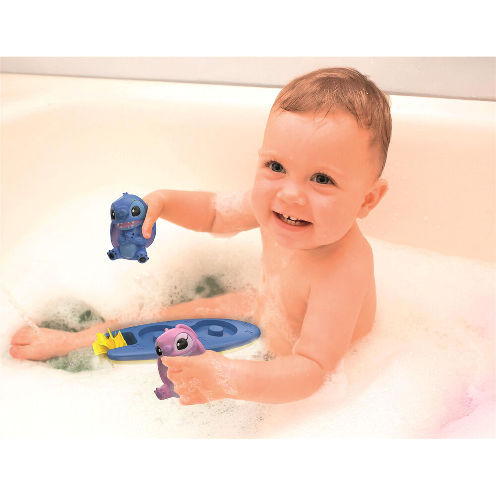 Juguete baño Surf Stitch & Angel Disney