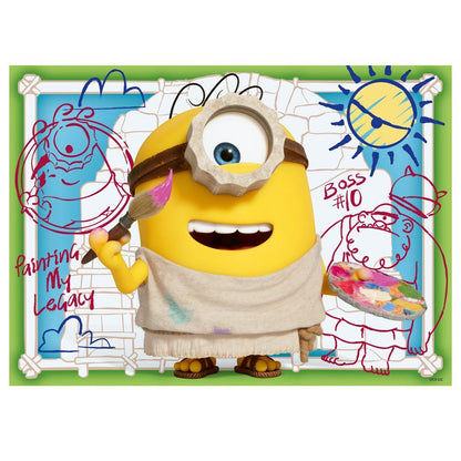 Puzzle Minions 3 4x100pzs