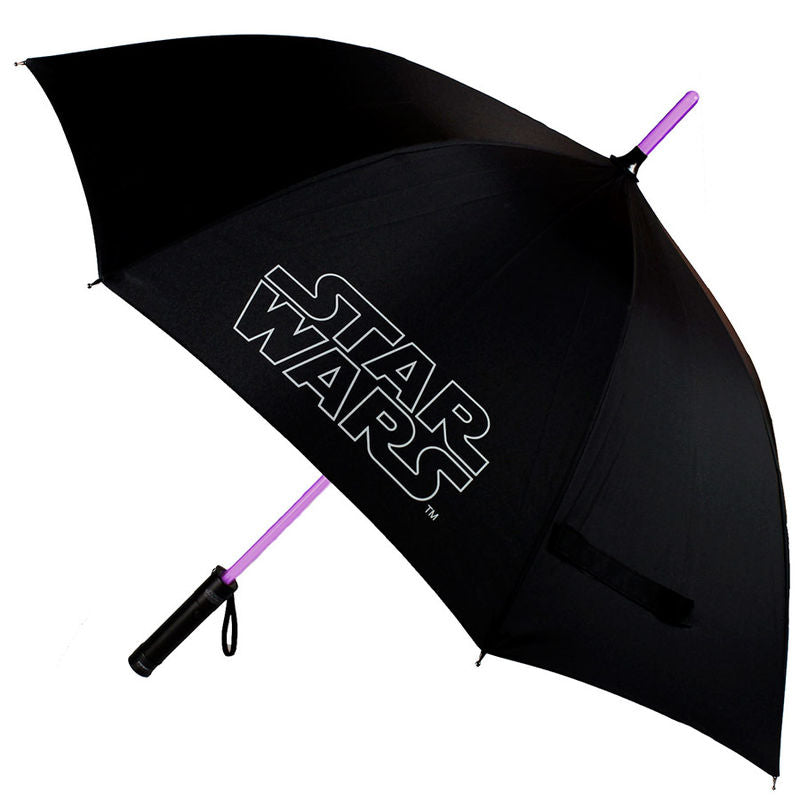 Paraguas manual Star Wars 53cm efecto espada laser