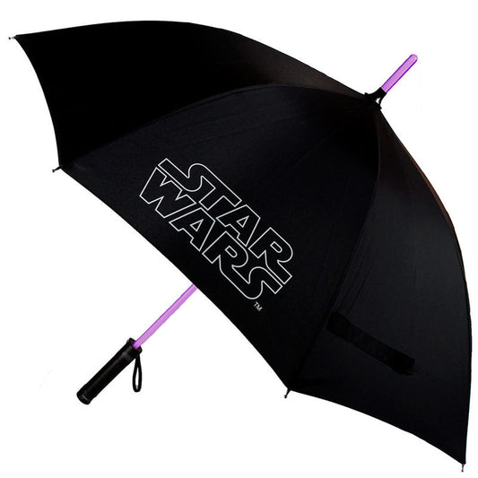 Paraguas manual Star Wars 53cm efecto espada laser