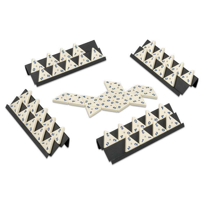 Domino Triangular caja metal