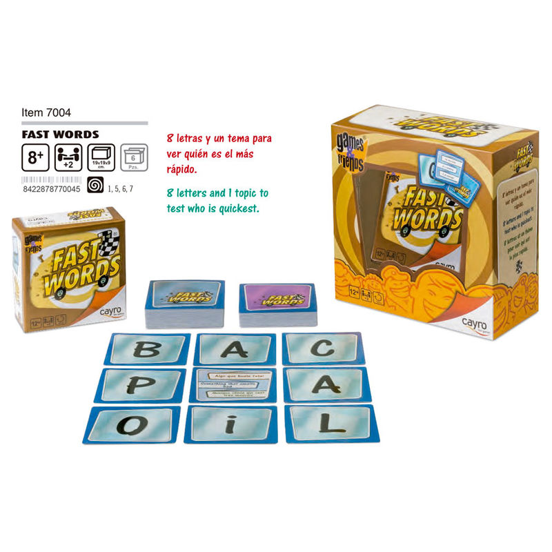 Juego Fast Words